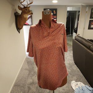 Vineyard Vines Salmon Gold Shirt Medium